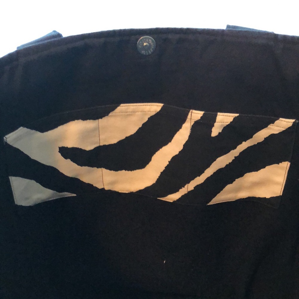 Extra Large Zebra Print Tote - image 2